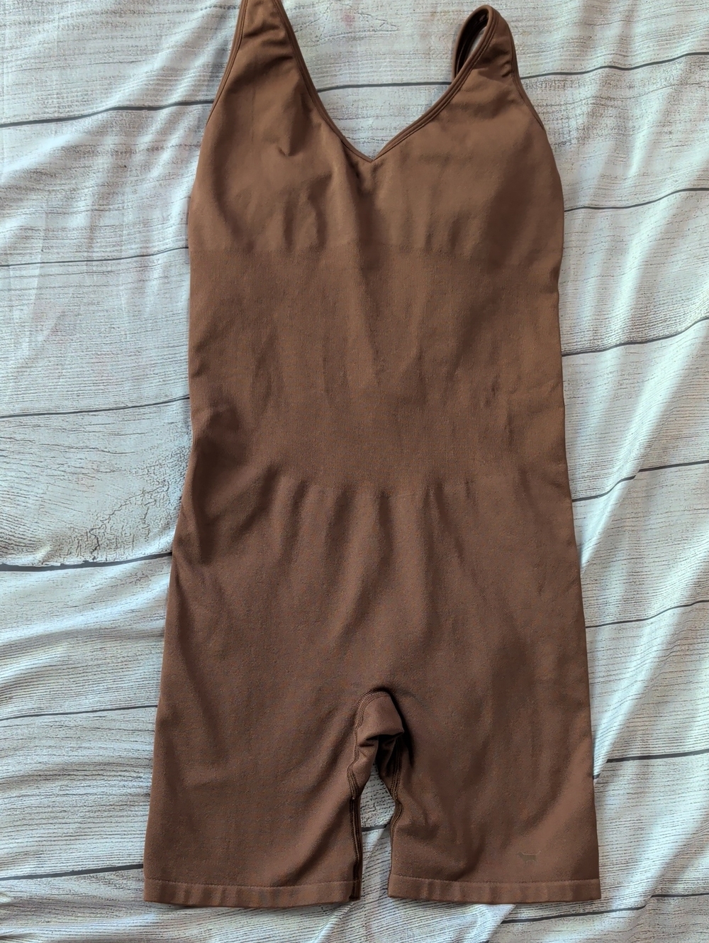 Active USA PINK ACTIVE Brown Sleeveless Romper